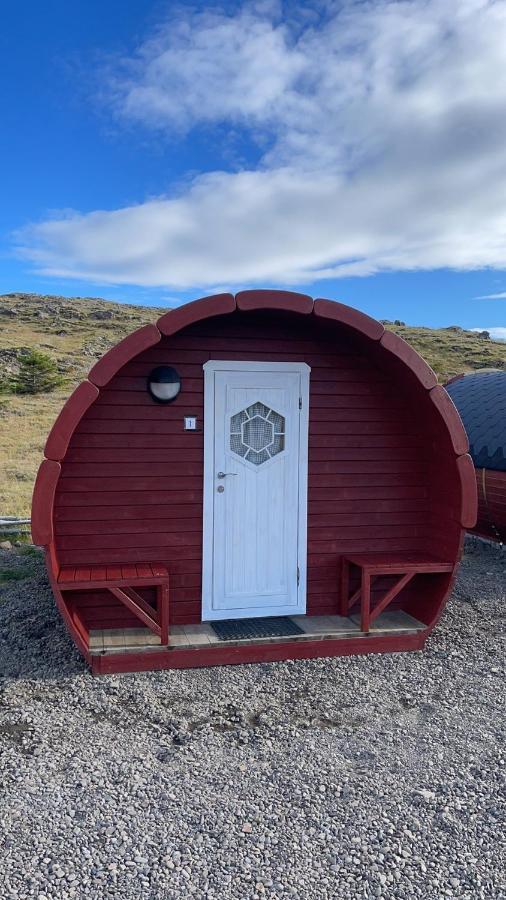 Framtid Camping Lodging Barrels Hotel Djúpivogur Exterior foto