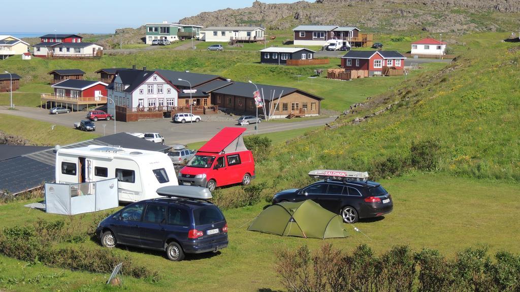 Framtid Camping Lodging Barrels Hotel Djúpivogur Exterior foto